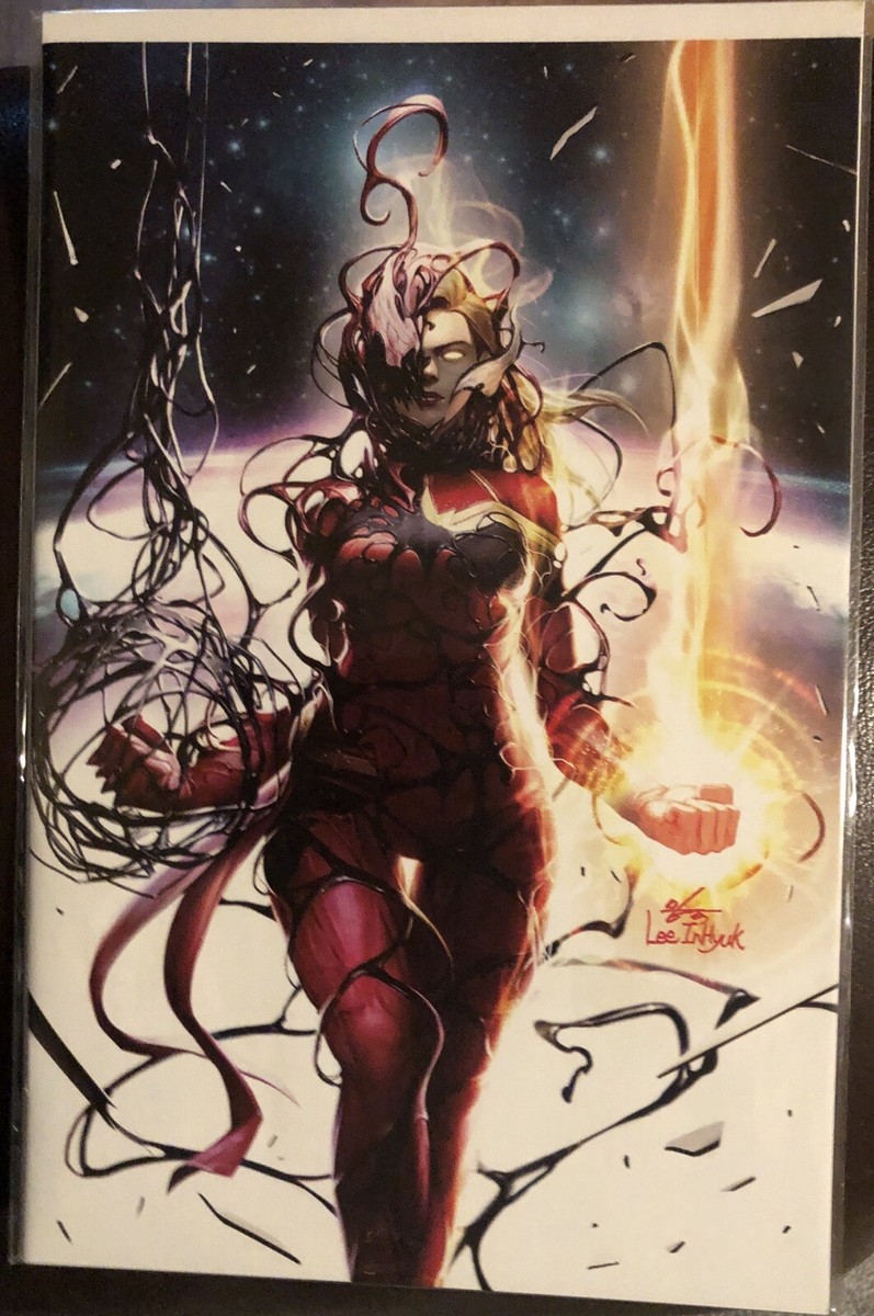 Captain Marvel #8 InHyuk Lee Exclusive Virgin Variant Venomized