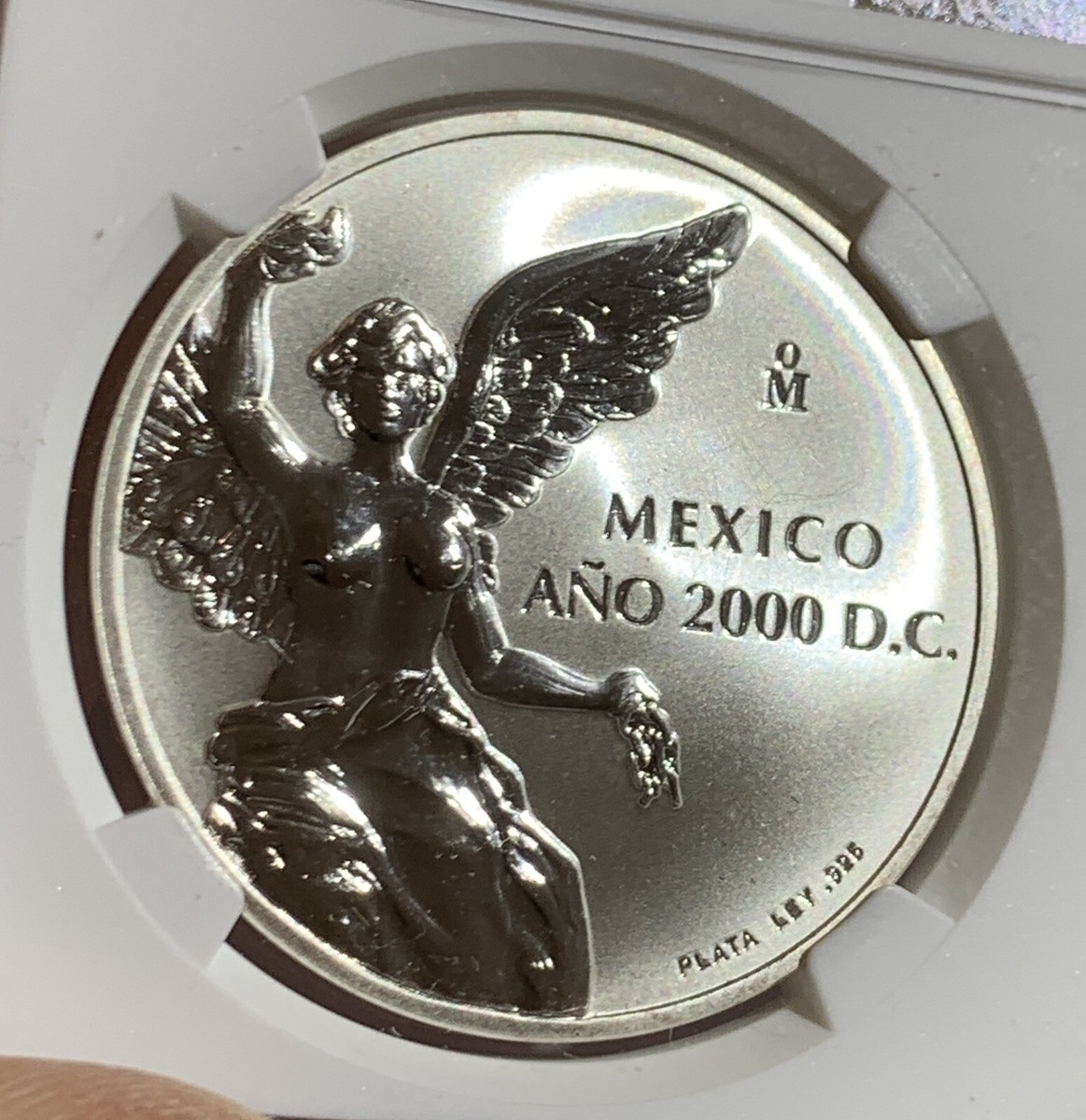 1OZ.勝利の女神銀貨 2000年 メキシコ 2000 MEXICO 1 OZ WINGED VICTORY SILVER COIN PROOF NGC PF68