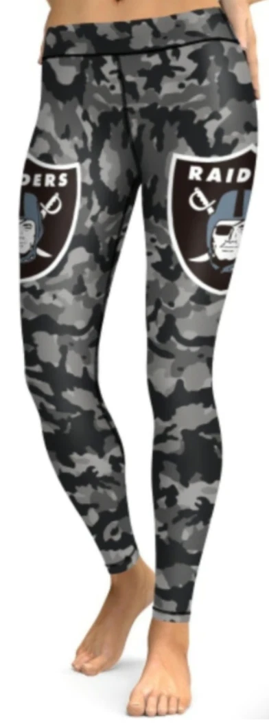 Las Vegas Raiders Team Leggings, Game Day Leggings
