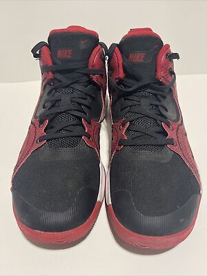 Nike Shoes Mens Size 8.5 Fly By Mid 2 Black Red Basketball Nike Shoes Mens Size 8.5 Fly By Mid 2 Black Red Basketball