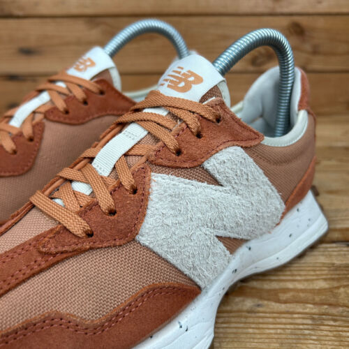 New Balance 327 Zapatillas Mujer Talla UK 4 Caoba Naranja Gamuza Zapatos Informales NB - Imagen 9 de 13
