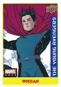 39 Wiccan 21 Upper Deck Marvel Ages Young Avengers Sticker Parallel Ebay