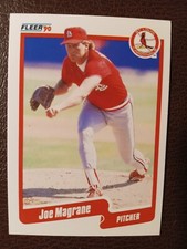 JOE MAGRANE ST. LOUIS CARDINALS 1990 FLEER BASEBALL CARD #252