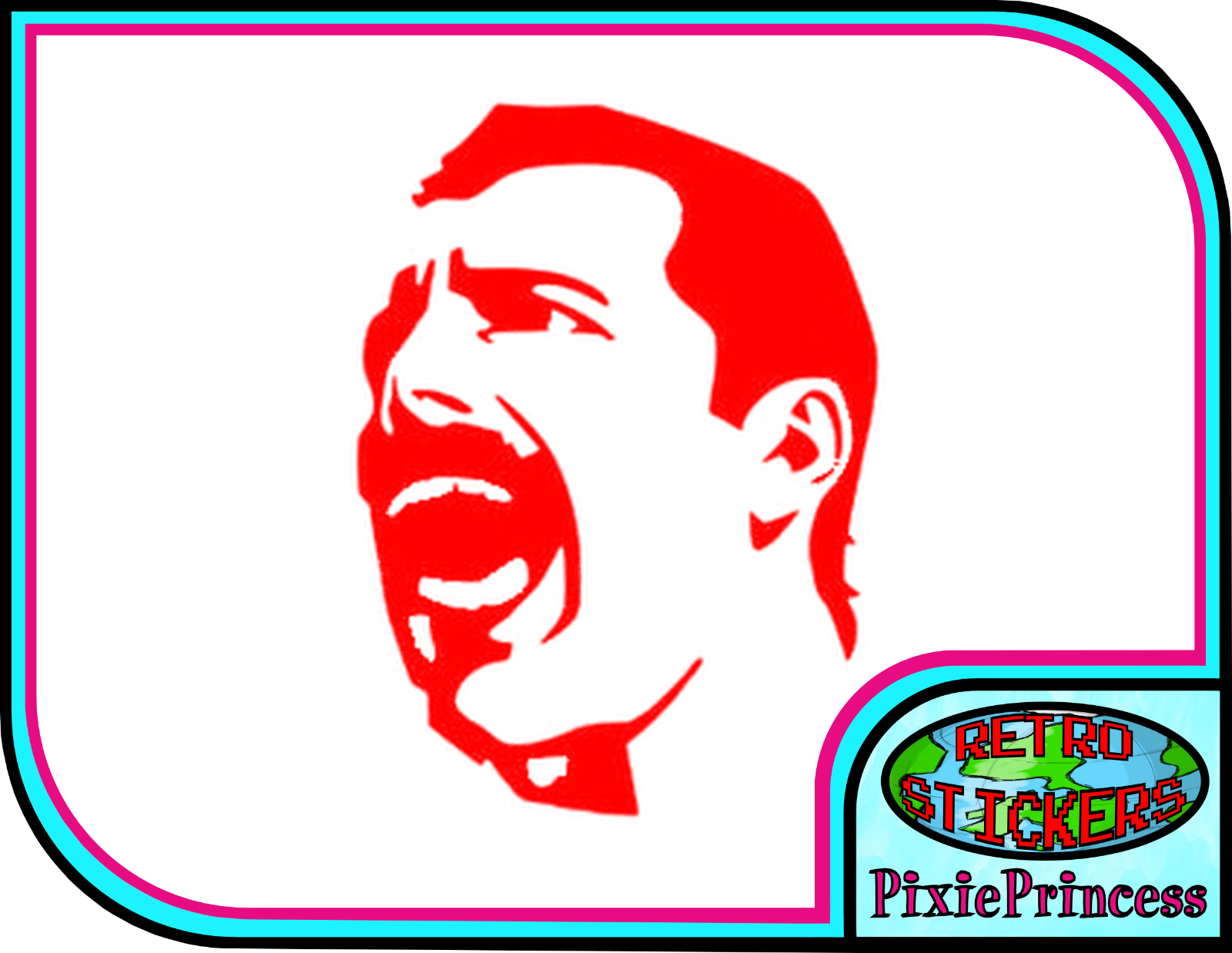 2X Queen Freddie Mercury Vinyl Decal Motorcycle Window Laptop Car - Foto 4