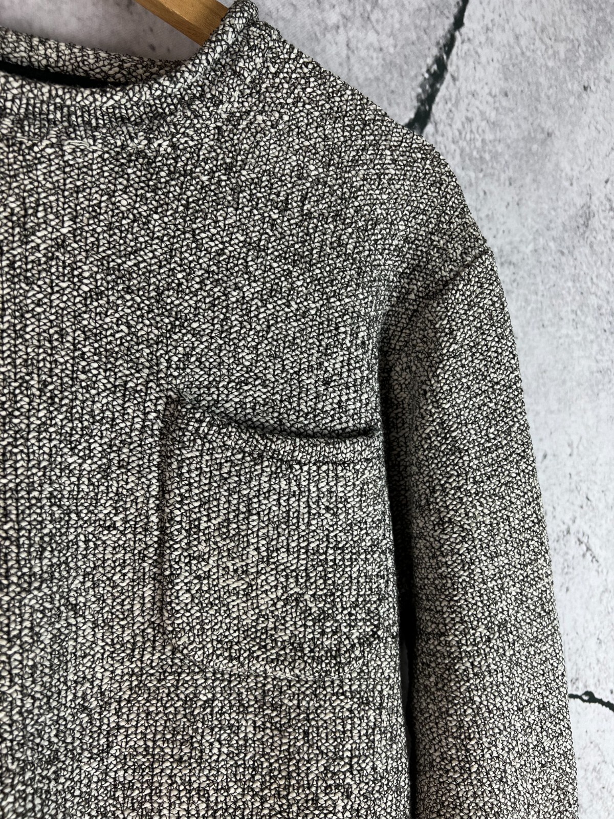 Vintage avant garde Tommy Hilfiger Sweater Men's Sz M Knit Cream Pullover image 3