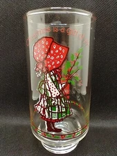 Vintage Holly Hobbie Coca-Cola American Greetings Glass 1982 Limited Edition