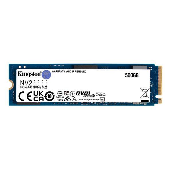 3161812 Kingston Technology 500G NV2 M.2 2280 NVME SSD
