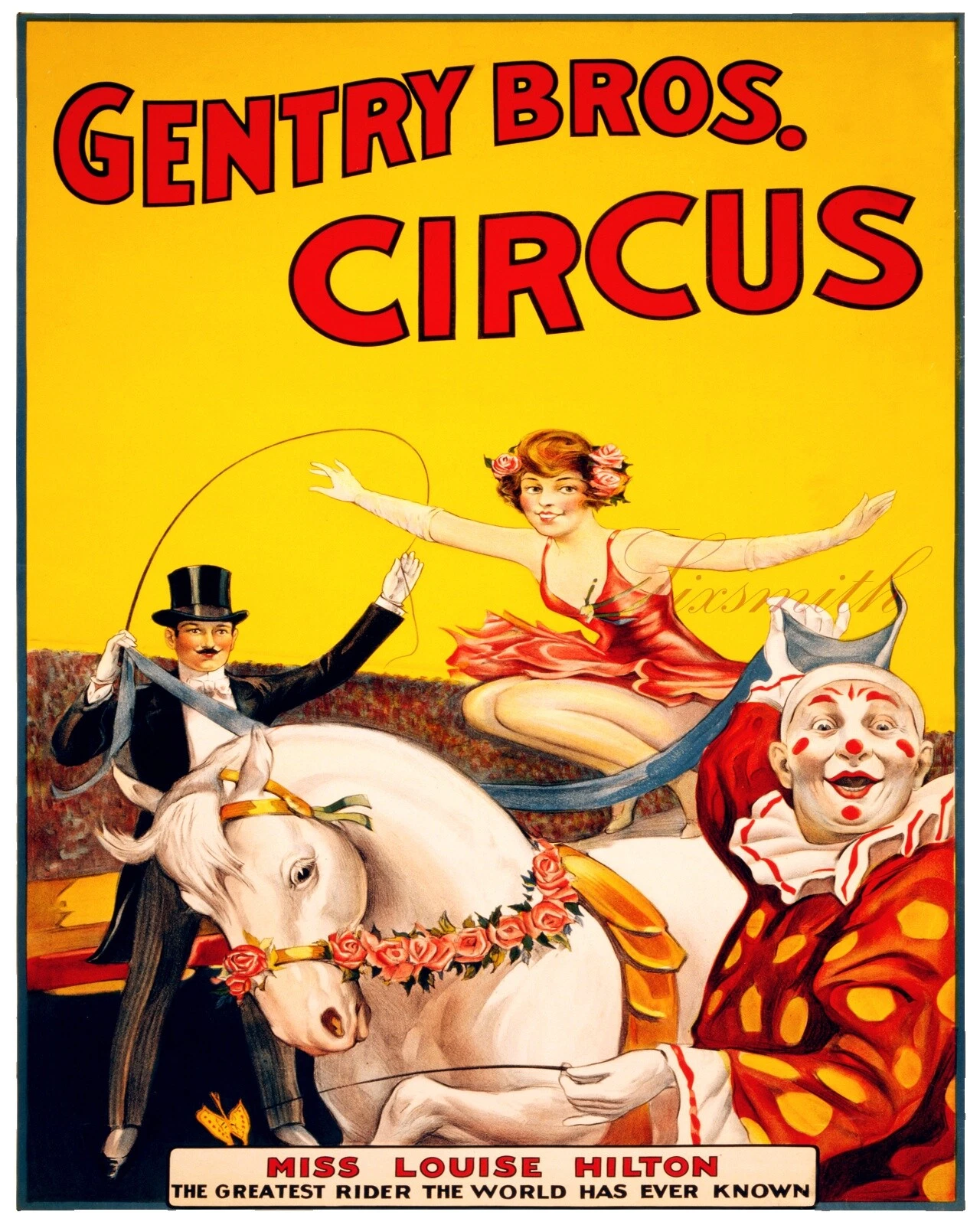 Impresiones artísticas de circo de papel