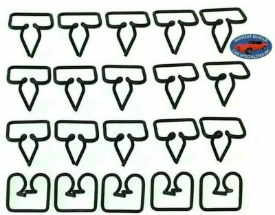 1'' Fender Side Belt Vinyl Top Moulding Molding Trim Clips Fits Chrysler 20pcs K