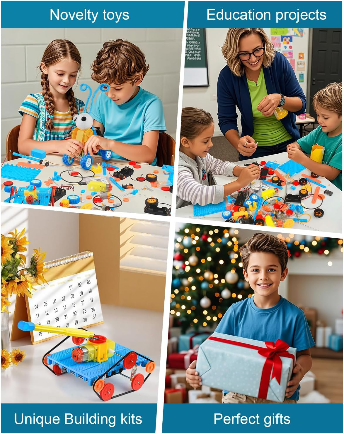 12 in 1 Robot Building Kit for Kids 6-12 6-8 5-7, STEM Kits for Kids ...