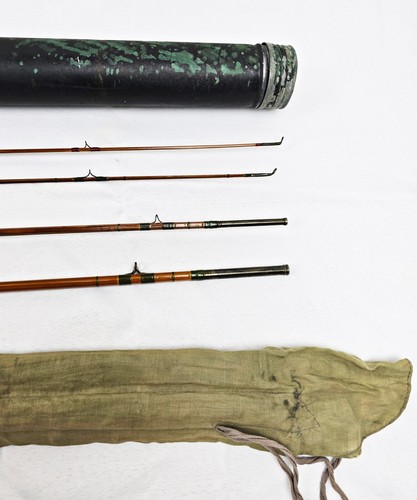 Montague Fishkill 9 ft 3 Pc Bamboo Fly Rod With Tube - Picture 5 of 6