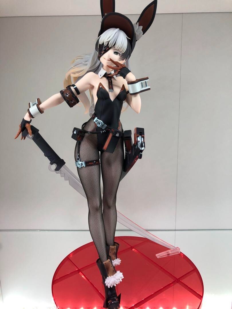 Combat Rabbit X10 1/4 scale PVC Figure Bunny Darkness FREEing