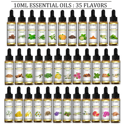 10Ml with Dropper Natural Plant Essential Oil for Diffuser Lavender Spearmint Ja