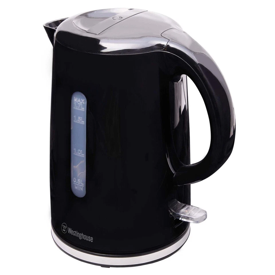 Westinghouse Electric Tea/Coffee Water Kettle 1.7L & 2 Slice Toaster Black Set - image 3 of 4