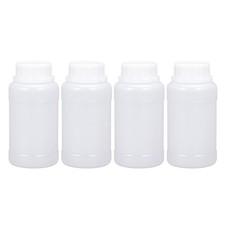 8oz/250ml Plastic Food Grade Storage Bottles, Wide Mouth HDPE Chemical Reagen...