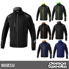 Sparco Tech Light Shell Jacket - Full Length Waterproof Zip, Lightweight