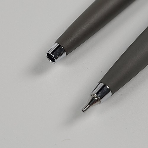 Parker Classic Matte Grey & Chrome Trim Ballpoint Pen & Pencil MADE IN USA - Picture 7 of 20