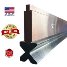 NEW 32.87" Press Brake Straight Punch (Height: 3.78")  and 4-Way Die (2.36" sq)