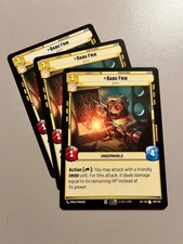 Star Wars Unlimited LOF 206 Babu Frik Heyyy! x3 Play Set