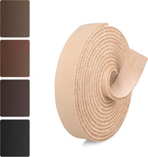 Leather Blank Belt Full Grain Leather Strap - 1/2 Inch Wide 72 Inches Long Veget