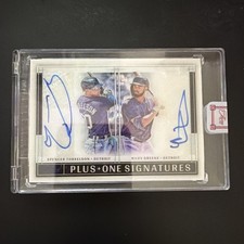 2022 Panini Three & Two Dual Auto #POA-SR Riley Greene / Spencer Torkelson /32