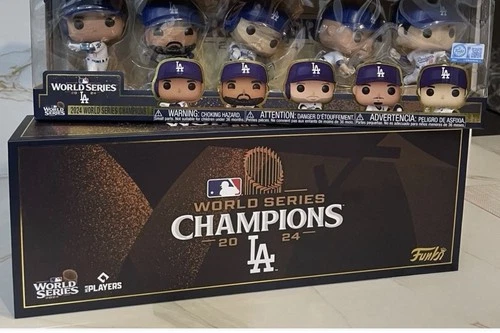Funko Pop! Vinyl: Los Angeles Dodgers 2024 MLB World Series Champions 5-Pack