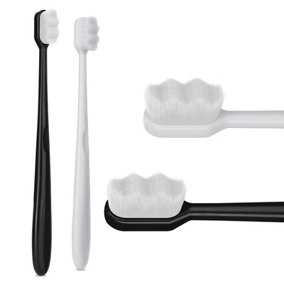 2 Stück Extra Soft Micro Nano Zahnbürste für empfindliches Zahnfleisch, weich