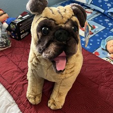 NWT Melissa  Doug Pug Dog - Lifelike Stuffed Animal Jumbo 18 Inches SEE PICS
