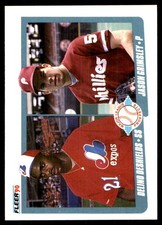 Delino DeShields / Jason Grimsley MLP, RC 1990 Fleer #653 MLB READ FREE SHIPPING