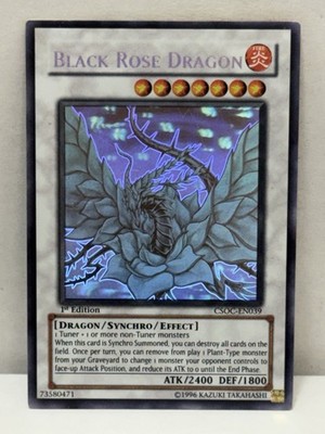 Black Rose Dragon (Ghost Rare) CSOC-EN039 Crossroads of Chaos 1st Edition #3
