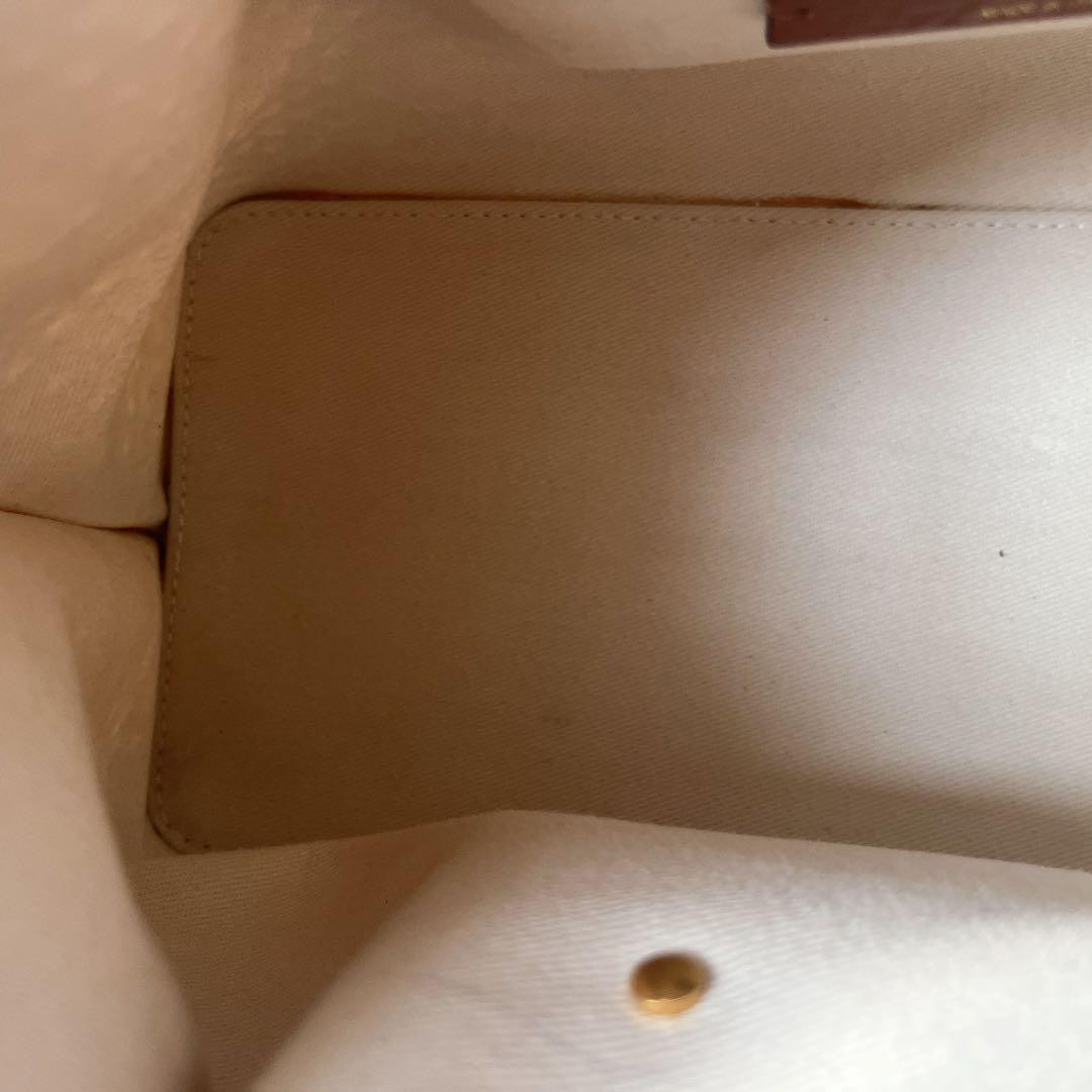 Valentino Garavani Rockstud Straw Tote 2Way Shoulder Bag Natural Brown thumbnail 15