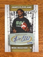James Cleveland 2011 Sage Hit Rookie Autograph Gold 31/250 Cowboys