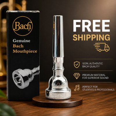 Vincen Bach Trumpet Mouthpiece 351 1c 1,5c 3c 5c 7c Silver Plated Accessories