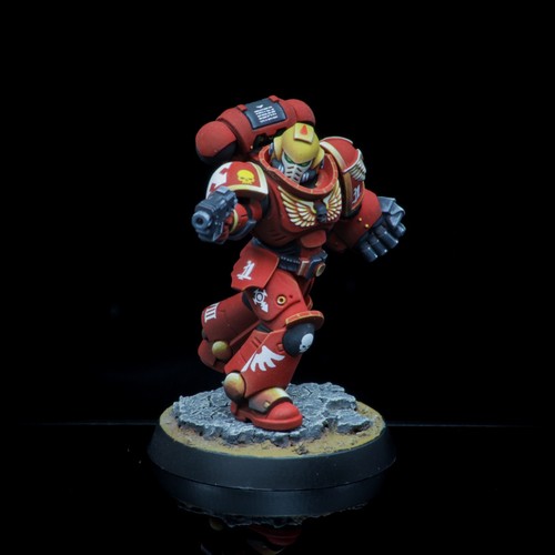 Pro Painted Warhammer 40k Blood Angels Primaris Assault Intercessor Sergeant - Picture 6 of 6