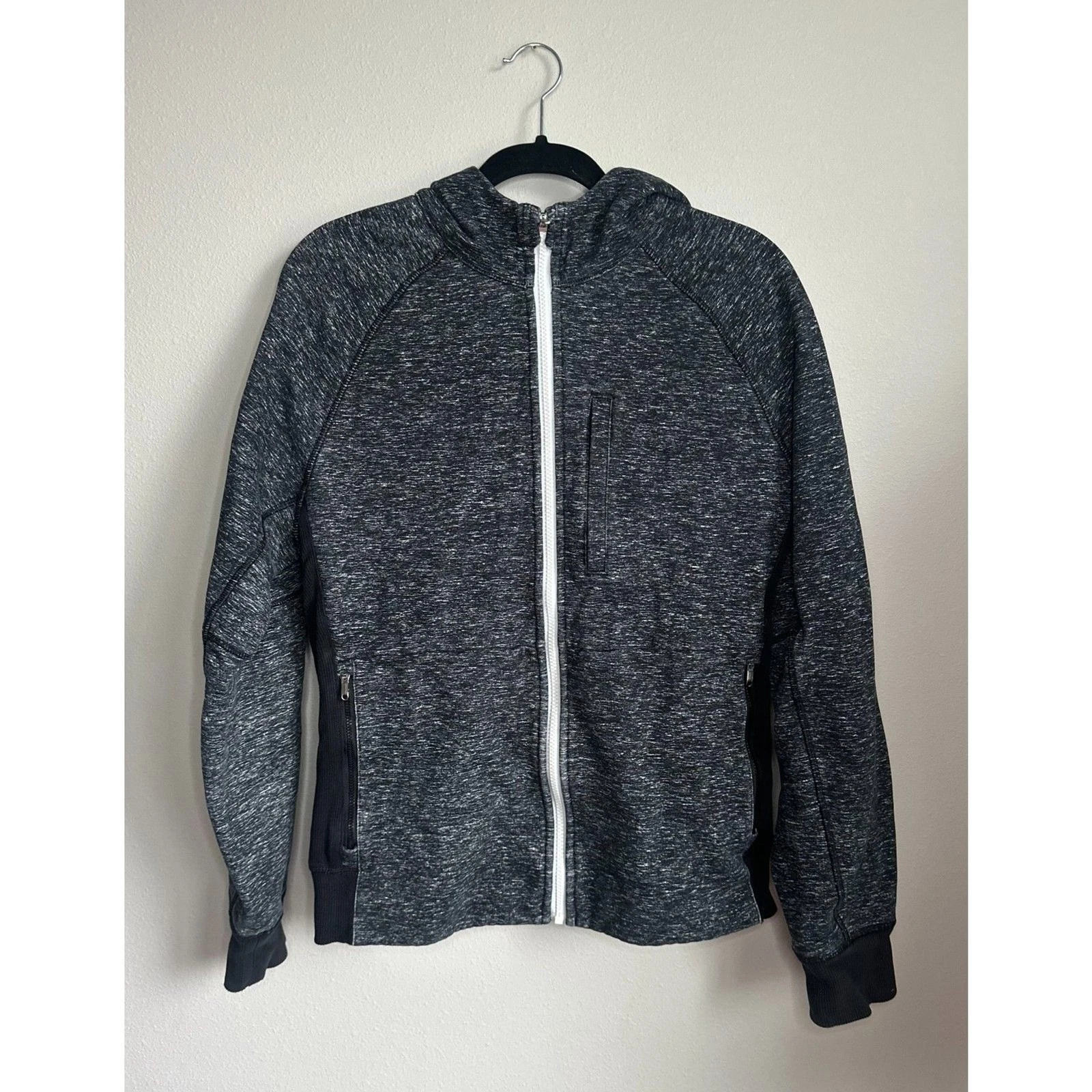 LULULEMON Men's Best Coast Long Sleeve Full Zip Grey Hoodie Jacket Size M