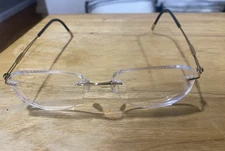 Used/New Silhouette Eyeglass TITAN NEXT GENERATION 5521 EX 7530 Lavish Gold