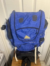 REI Kelty Long Trail External Frame Hiking Pack Adjustable Padded Blue 