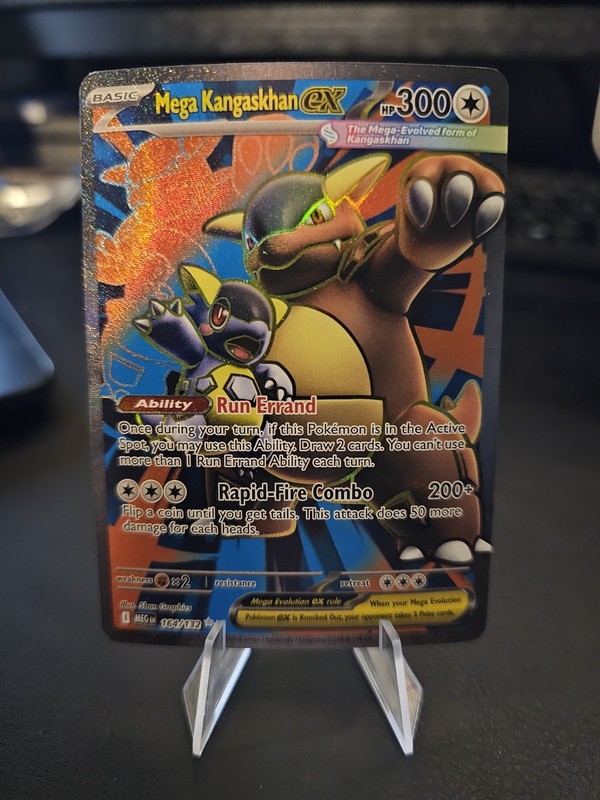 Mega Kangaskhan EX 164/132 Ultra Rare ME01: Mega Evolution NM Pokemon TCG