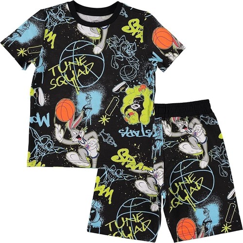 Boy's Space Jam Shorts and T-Shirt Set - Space Jam Boys Basketball Clothing set - Picture 3 of 18