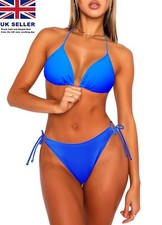 Women 2 Piece Bikini Sets Push Up Triangle Bikini Top Sexy Cheeky Bikinis Bottom