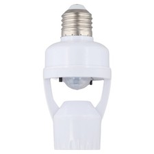 Infrared PIR Motion Sensor E27 LED Light Lamp Bulb Holder Socket Switch 110/220V