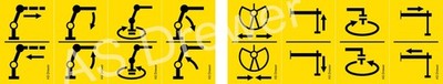 2x Aufkleber Decals Sticker Kran Steuerung Ladekran Hiab Fassi Palfinger HMF MKG