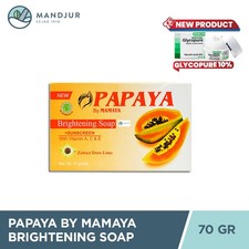 Papaya brightening soap bar 70g gentle face body wash natural ritual