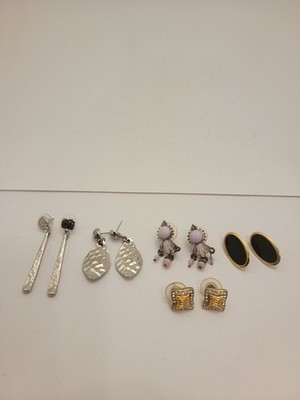 5 Pairs Of Pierced Earrings Different Styles