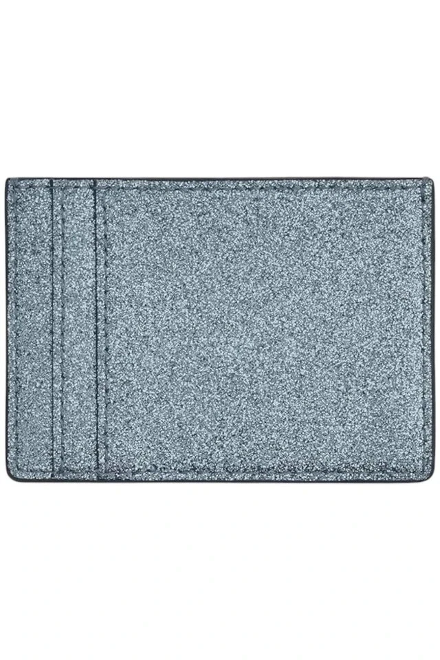Marc Jacobs The Galactic Glitter J Marc Card Case in Silver - Image 3 of 3
