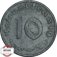 J375 10 Pfennig ALLIIERTE BESATZUNG von 1948 A in SS  2818
