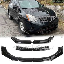 Car Front Bumper Lip Spoiler Splitter Body Kit Glossy For Nissan Rogue 2008-2013 Car Front Bumper Lip Spoiler Splitter Body Kit Glossy For Nissan Rogue 2008-2013