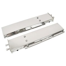 1 Pair 30 2 1/2 Bolt Spacing Stainless Steel Chrome Mud Flap Hanger with