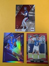 THREE 2022 Panini Chronicles Draft Picks - Matt Corral Rookie Variants