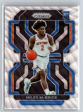 2021-22 Panini Prizm #283 Miles McBride Silver Wave H.68